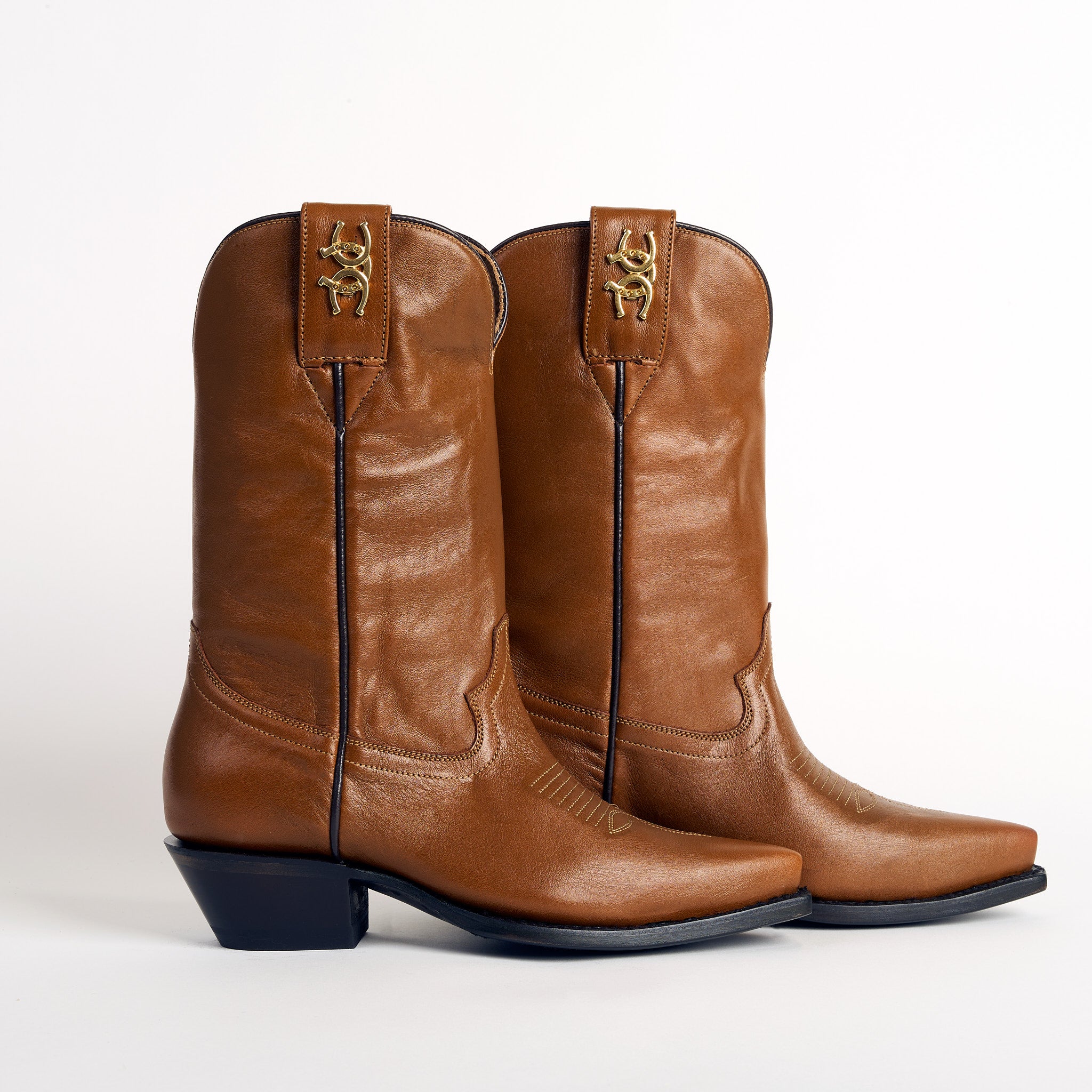 Cerrat Women's Classic Cowboy Boots--Brown