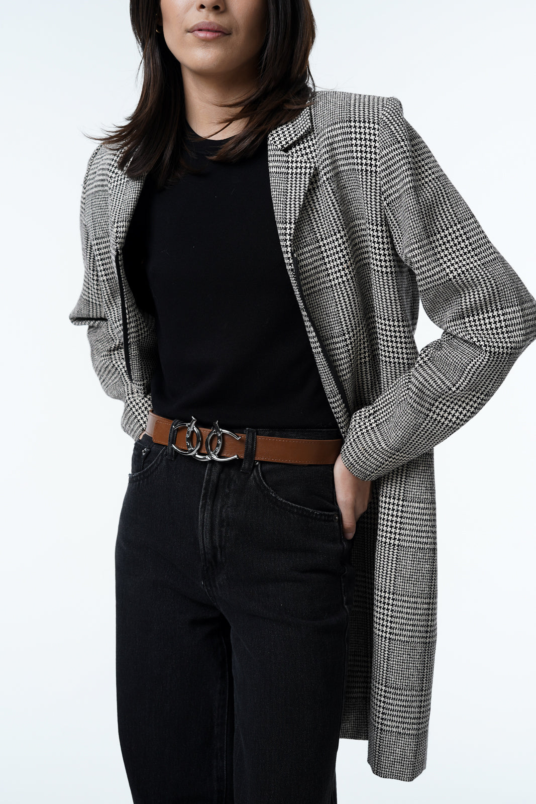 Cerrat Women's Heritage Belt--Brown & Nickel