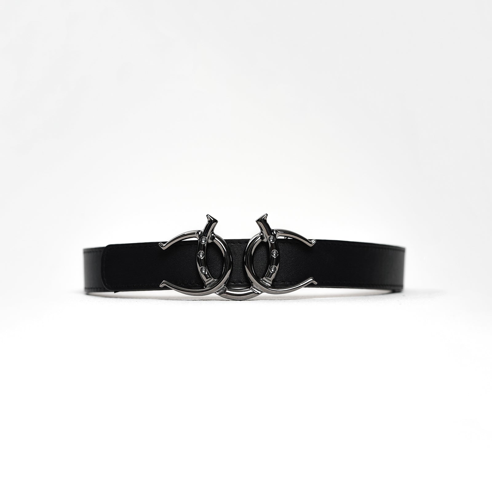 Cerrat Women's Heritage Belt--Black & Nickel