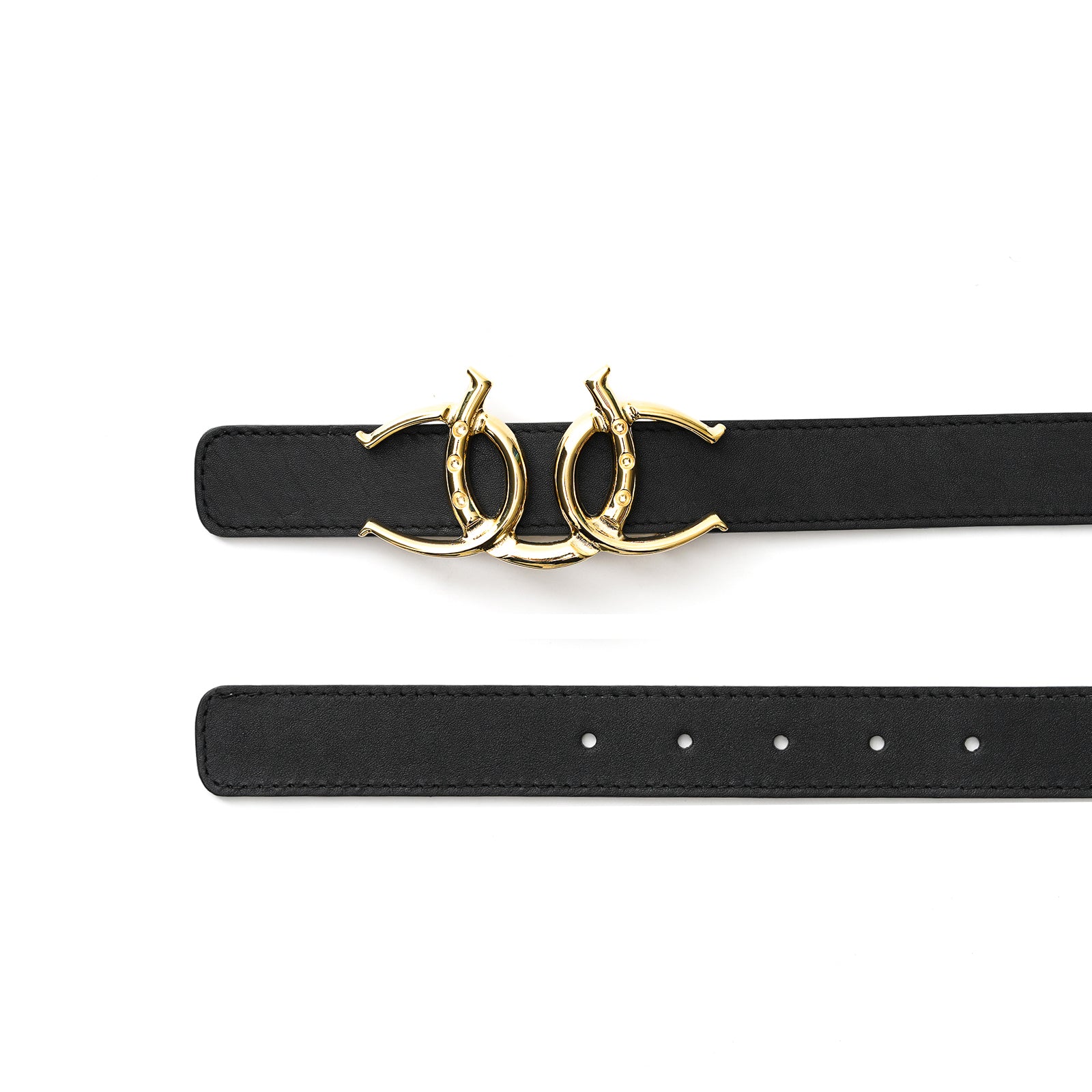 Cerrat Women's Heritage Belt--Black & Gold